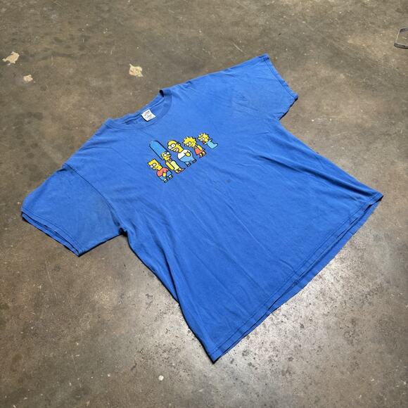 Vintage 2002 Matt Groening THE SIMPSONS Puff Print T-SHIRT XL - Picture 5 of 7